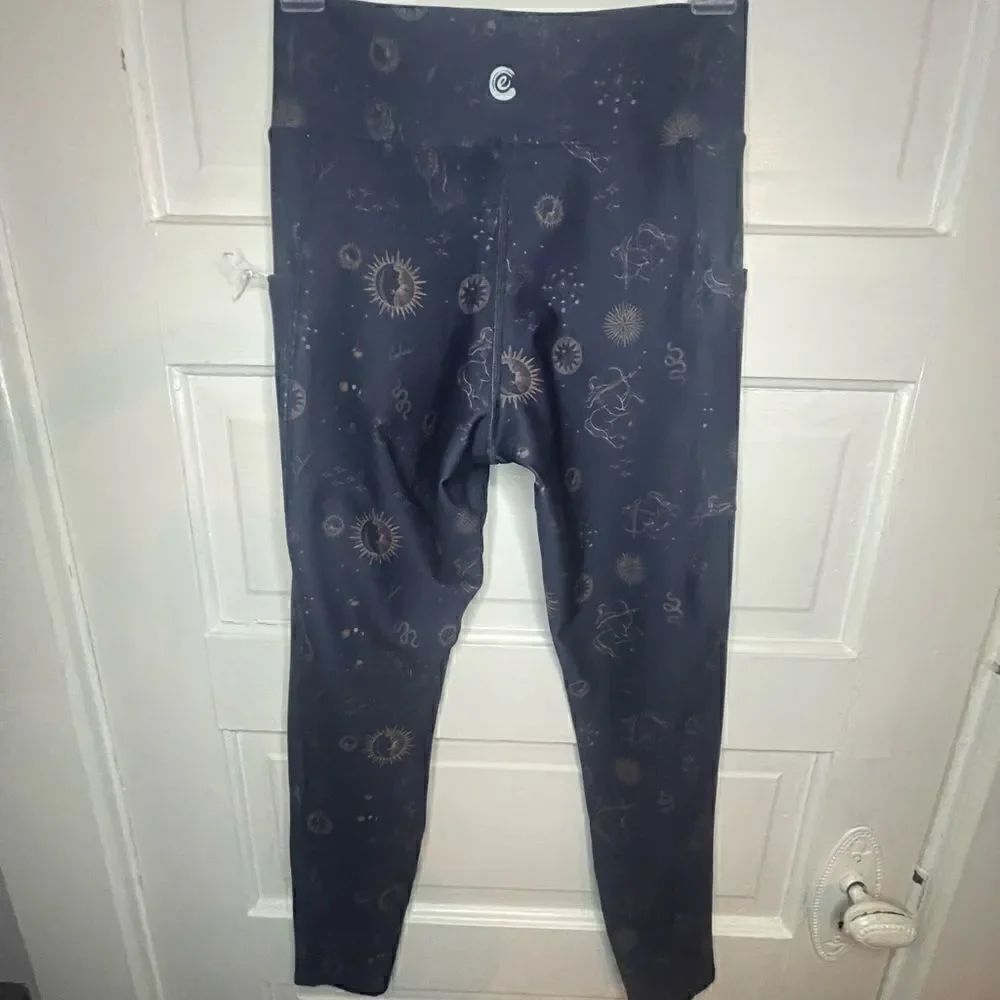 NWTs Johnny Was Calme 7/8 Celestial Leggings - Picture 6 of 11